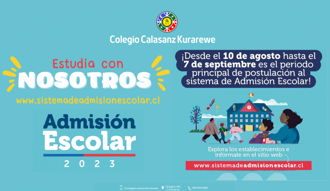 Estudia con nosotros - Colegio Calasanz Kurarewe